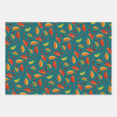 Feuilles d'automne Noix châtaignes Motif Élégant a (Devant 2)