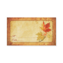 Feuilles d'automne - Occasion spéciale Cartes de l