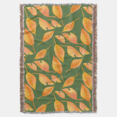 Feuilles d'automne orange - Couverture de lancer p (devant Vertical)