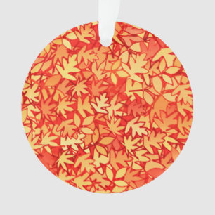 Feuilles d'automne, orange et or