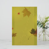 Feuilles d'automne Ornements - Papeterie en-tête (Debout devant)