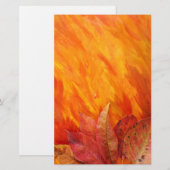 Feuilles d'automne papeterie (Devant / Derrière)