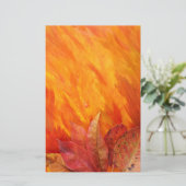 Feuilles d'automne papeterie (Debout devant)