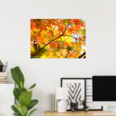 Feuilles d'automne [Papier affiche de valeur] (Bureau à domicile)