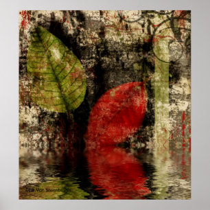 Feuilles d'automne Reflet Impression