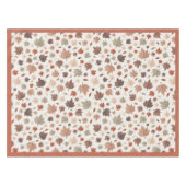 Feuilles d'automne rustiques Nappe Beige (Devant (Horizontal))
