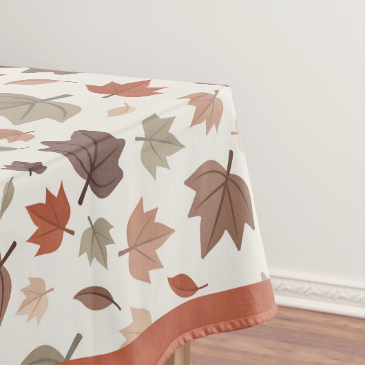 Feuilles d'automne rustiques Nappe Beige (In Situ)