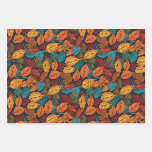 Feuilles d'automne saison d'automne Nature Pattern (Devant)