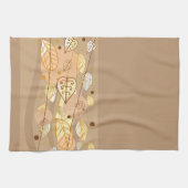 Feuilles d'automne Serviette de cuisine (Horizontal)