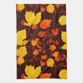Feuilles d'automne Serviettes de cuisine (Vertical)