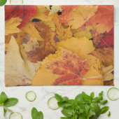Feuilles d'automne Serviettes de cuisine (Plié)