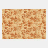 Feuilles d'automne thème moderne Toile de Jouy mot (Devant)