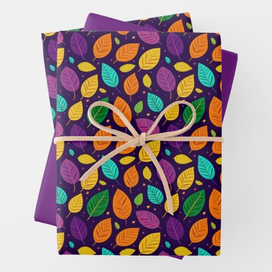 Feuilles d'automne vibrantes (En situation)