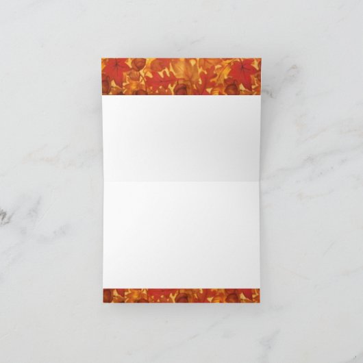 Feuilles d'automne vibrantes Cartes de notes (Intérieur)