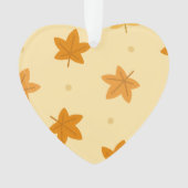 Feuilles d'automne vintage rétro motif (devant)