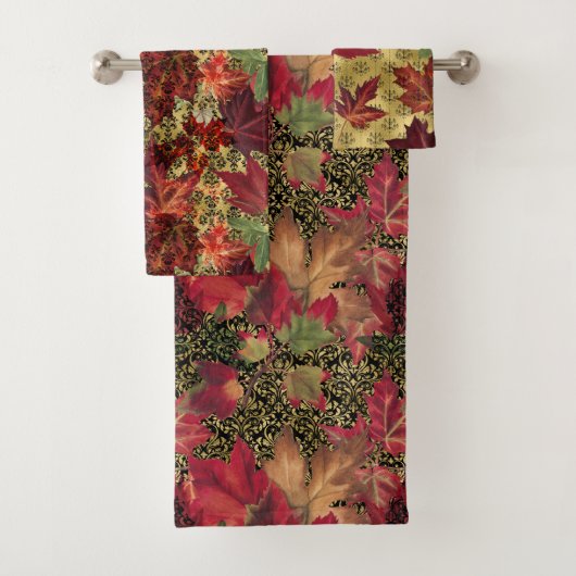 Feuilles d'automne vintages (En situation)