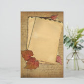 Feuilles d'automne vintages papeterie (Debout devant)