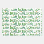 Feuilles de Baby shower irlandaises Lucky Charm (Devant)