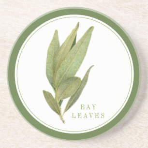 FEUILLES de BAIE FRAÎCHE Dessous de verre en grès