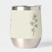 Feuilles de bambou vert vintage (Gauche)