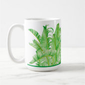 Feuilles de banane sur une Mug Classique (15 oz.) (Gauche)