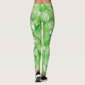 Feuilles de bananes sur Leggings (Dos)