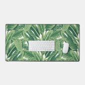 Feuilles de bananes tropicales vertes (Clavier et souris)