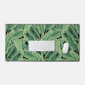 Feuilles de bananes tropicales vertes (Clavier et souris)