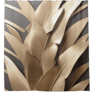 Feuilles de bananier en métal sculpté - Rideau de