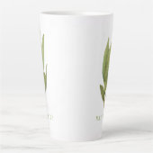 FEUILLES DE BAY FRAIS Tall Latte Mug (Devant)