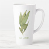 FEUILLES DE BAY FRAIS Tall Latte Mug (Droite)
