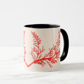 Feuilles de cèdre sur une Mug Combo (11 oz.) (Devant droit)