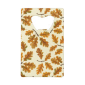 Feuilles de chêne automnal sur blanc (Dos)