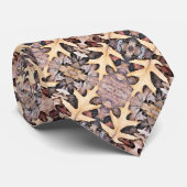 Feuilles de chêne Cravate pour hommes (Roulé)