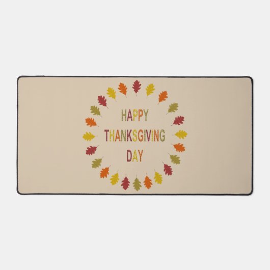 Feuilles de chêne de Thanksgiving (Recto)