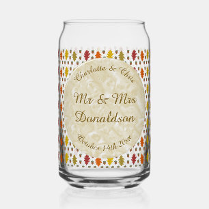 Feuilles de chêne et Acorns Automne Mariage d'auto