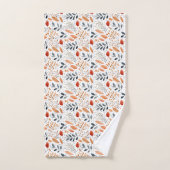 Feuilles de chute d'aquarelle - Élégance d'automne (Serviette à main)