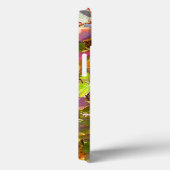 "FEUILLES DE CHUTE VERT ET ROSE LIME" COQUE POUR i (Verso / Droite)