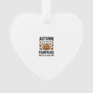 Feuilles de citrouille d'automne Citrouilles s'il