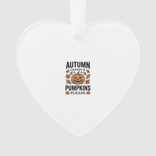 Feuilles de citrouille d'automne Citrouilles s'il (devant)