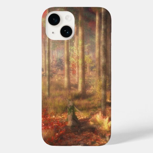 Feuilles de coque iphone or (Verso)