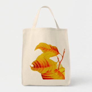 Feuilles de Cornouiller sur Sac de Courses