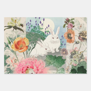 FEUILLES DE CUISSON DE CADEAU DE PÂQUES FLEUVES ET