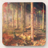 Feuilles de Dessous de verre d'or (Devant)