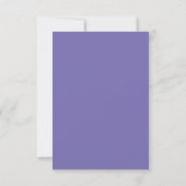 Feuilles de Eucalyptus Bleu Violet Floral RSVP (Dos)