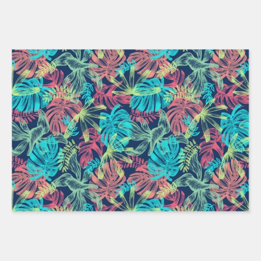 Feuilles de feuillus tropicaux (Devant)