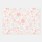 Feuilles de fleurs florales motifs à la main (Devant 2)