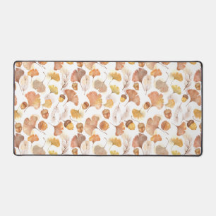 Feuilles de Ginkgo d'automne et dispersion botaniq