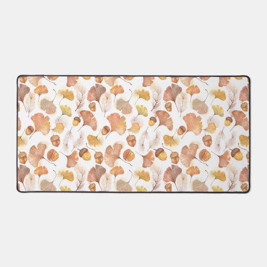 Feuilles de Ginkgo d'automne et dispersion botaniq (Recto)