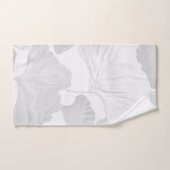 Feuilles de Ginkgo Rêve Gris Doux 2 (Serviette à main)